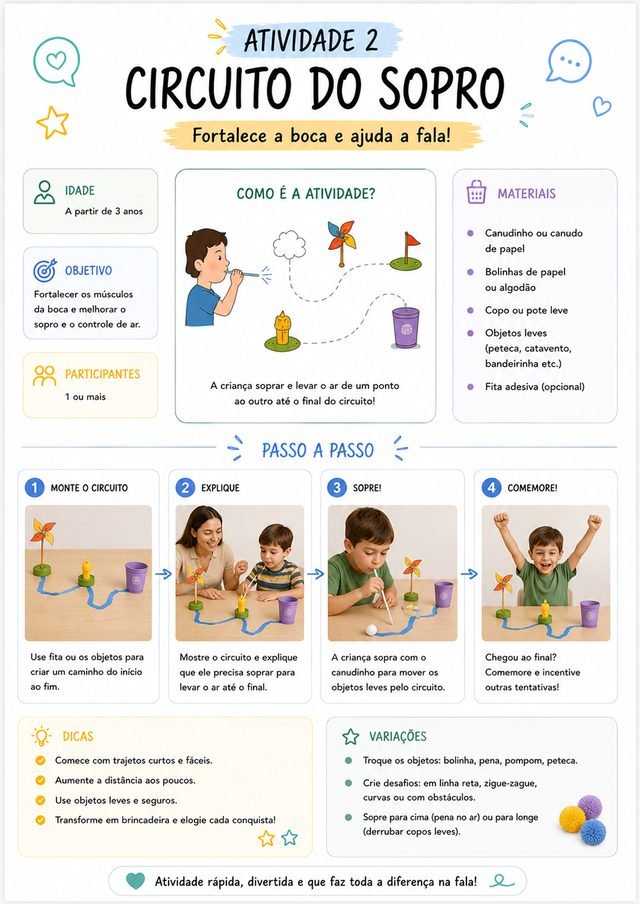 Amostra de atividade 2 do material Fala em Casa
